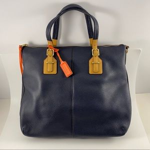 Coach Leather Zip Tote